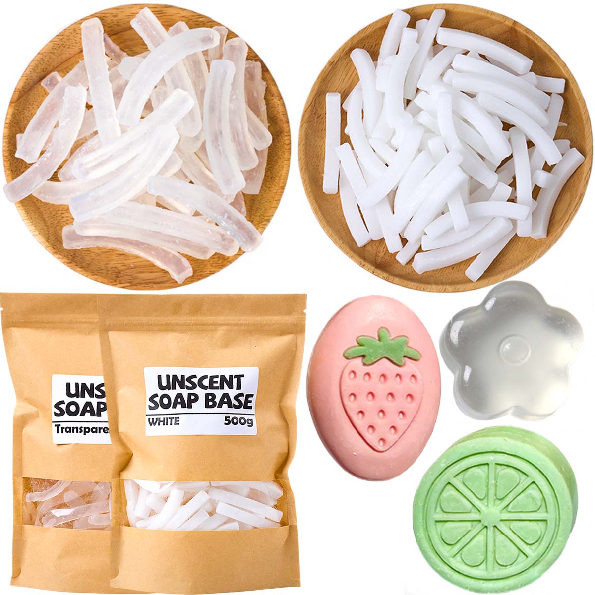 Soap Making Glycerin - 500 جرام قاعدة صابون الجلسرين لصنع