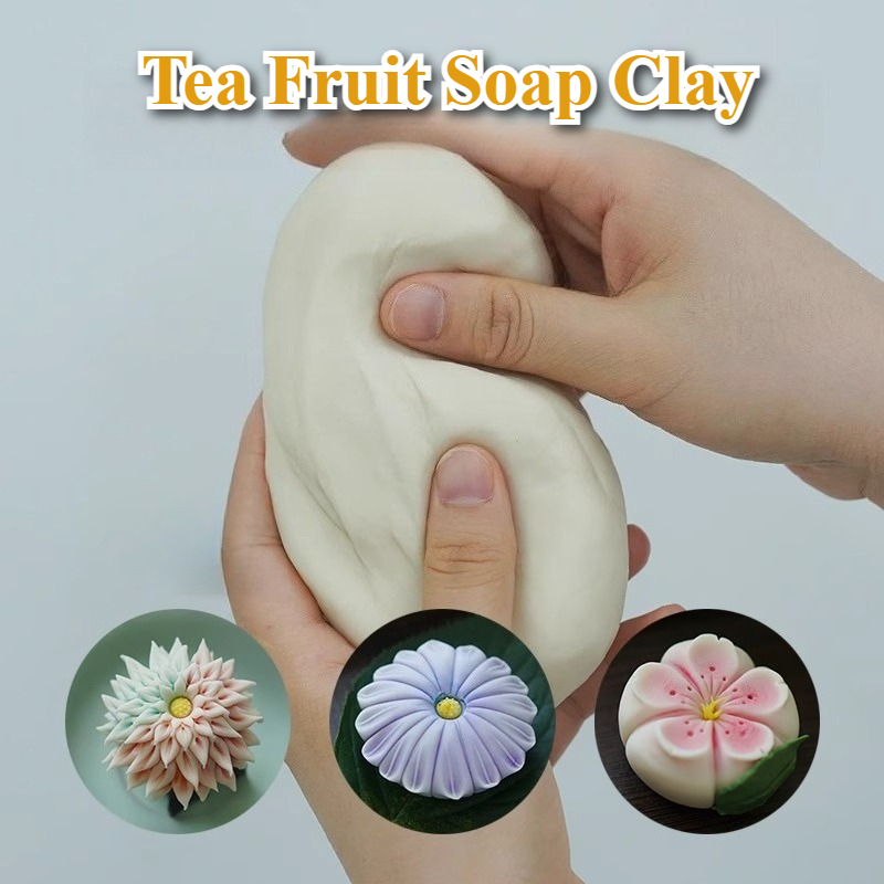 Soap Making Glycerin - 100 جرام الشاي الفاكهة الطين الصابون