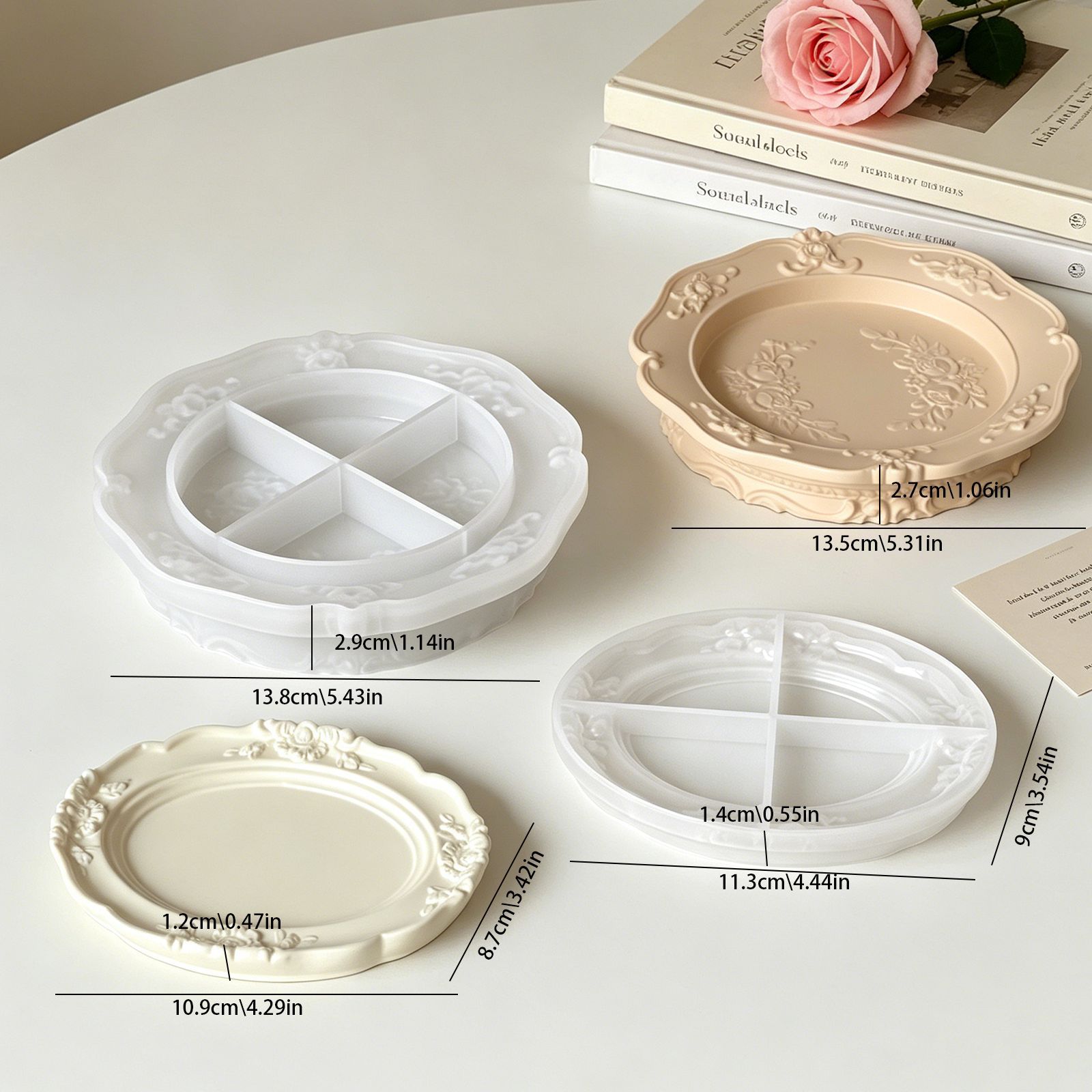 قالب سيليكون أنيق بتصميم باروك - مراجعة Soap Making Gloves وسعره