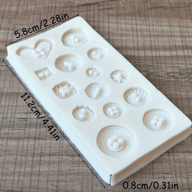 قالب سيليكون على شكل أزرار، قا - مراجعة Soap Making Gloves وسعره