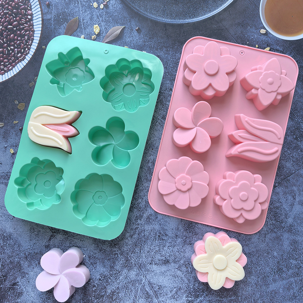 قوالب سيليكون على شكل زهور متن - مراجعة Soap Making Guide For Beginners وسعره