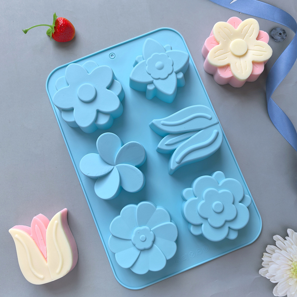 قوالب سيليكون على شكل زهور متن - مراجعة Soap Making Guide For Beginners وسعره