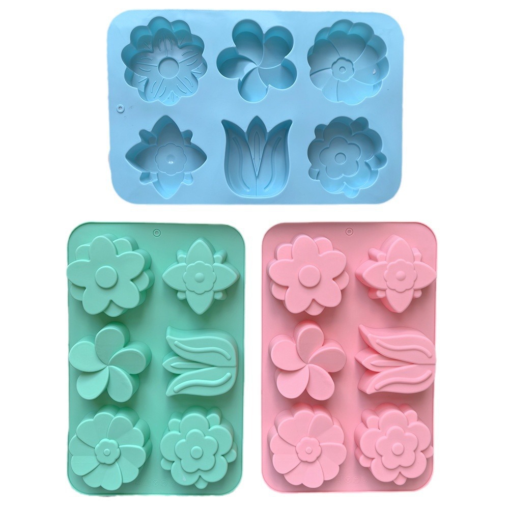 قوالب سيليكون على شكل زهور متن - مراجعة Soap Making Guide For Beginners وسعره
