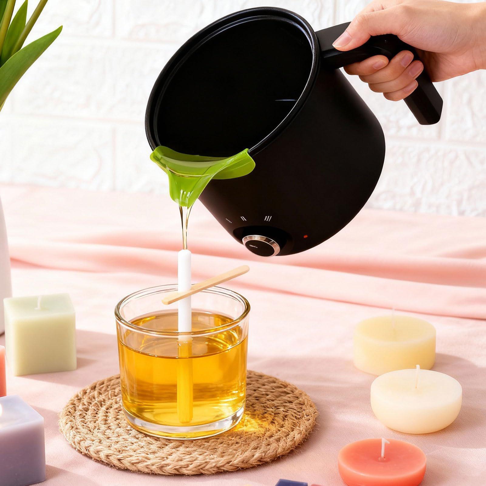 وعاء كهربائي لصهر شمع الشموع س - مراجعة Soap Making Guide For Beginners وسعره