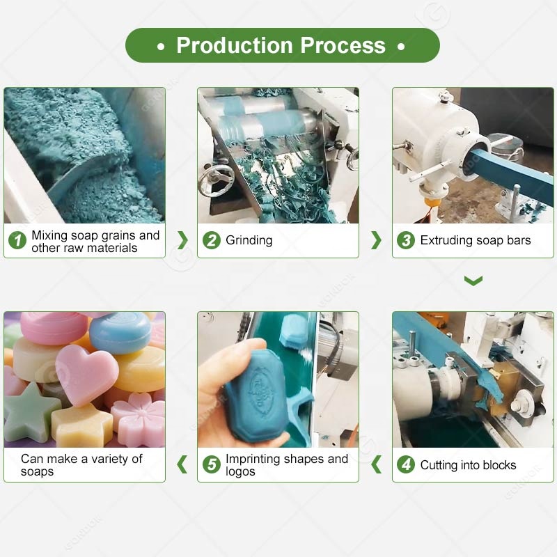 خط إنتاج صابون ومنظفات على شكل - مراجعة Soap Making Process وسعره