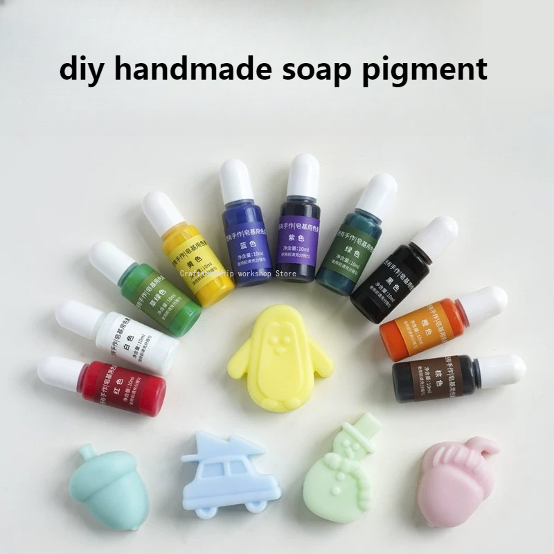 صبغة صابون يدوية الصنع 10 ألوا - مراجعة Soap Making Base وسعره