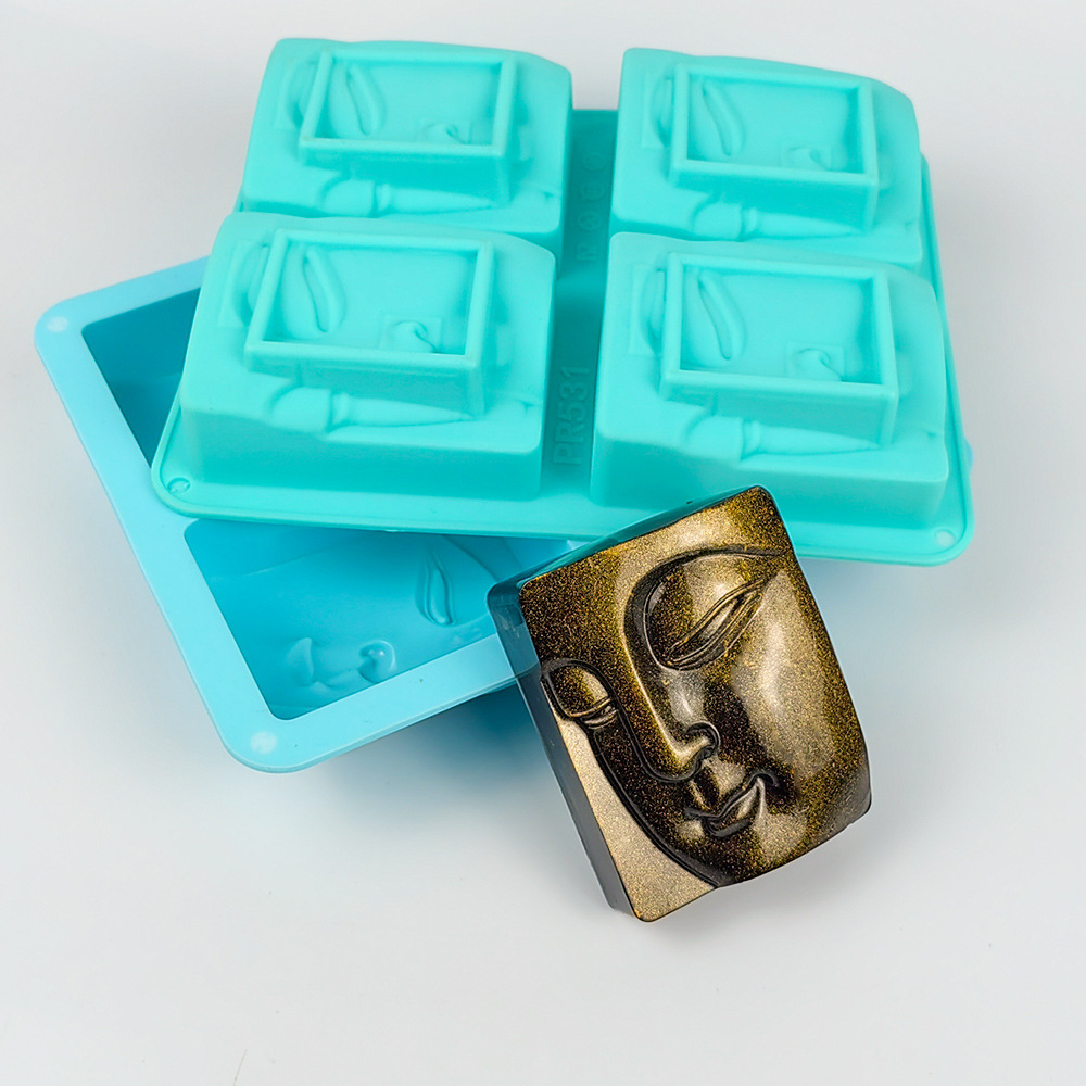 سيليكون بوذا صورة قالب الصابون - مراجعة Soap Making Guide For Beginners وسعره